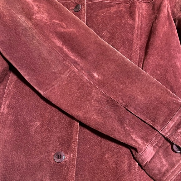 Kate Hill woman’s jacket outer shell 100% leather size 16 - Picture 7 of 14